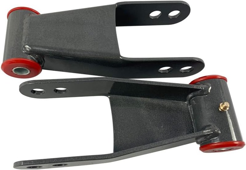 IBESTWOLF 2" Rear Lowering Drop Shackles Kit Suspesnion Shackles for 1997-2003 Ford F-150 2WD 4WD - Image 2